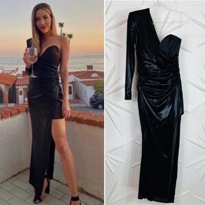 House of CB Asymmetric Draped Gown ✨Stunning✨